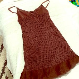 Free people crochet dress